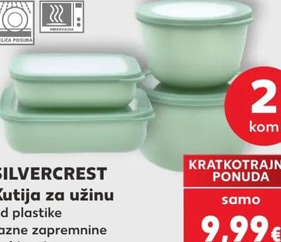 SILVERCREST Kutija za užinu od plastike