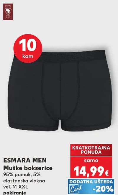 ESMARA MEN Muške bokserice