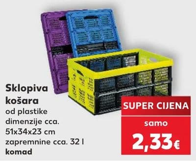 Sklopiva košara