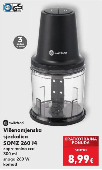 switch on Višenamjenska sjeckalica SOMZ 260 J4