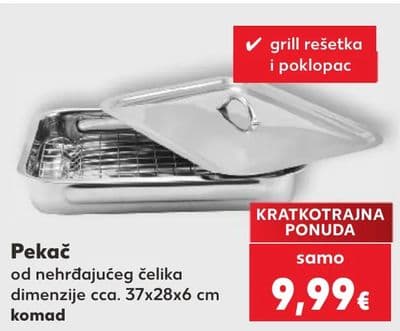 Pekač od nehrđajućeg čelika