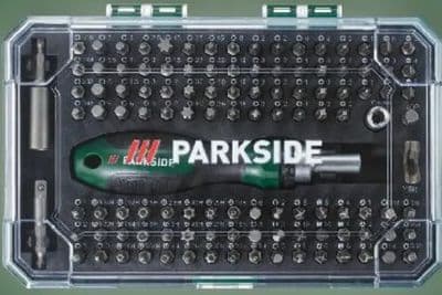 PARKSIDE PARKSIDE® Odvijač s čegrtaljkom i bitovima set