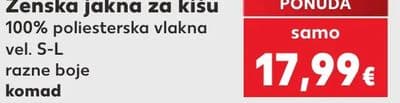 CRIVIT Ženska jakna za kišu