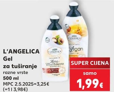 L'ANGELICA Gel za tuširanje