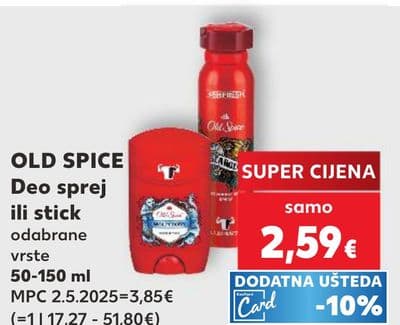 OLD SPICE OLD SPICE Deo sprej ili stick