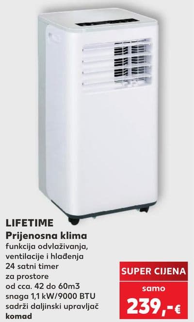 LIFETIME LIFETIME Prijenosna klima