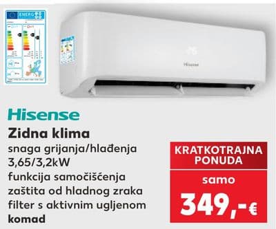 Hisense Hisense Zidna klima