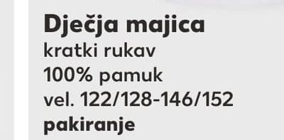 HIP & HOPPS Dječja majica kratki rukav