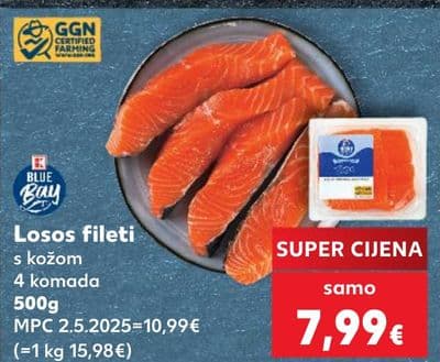 BLUE BAY Losos fileti s kožom