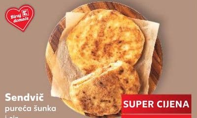 Sendvič pureća šunka i sir