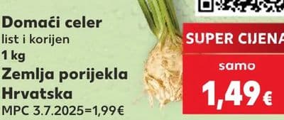 Domaći celer list i korijen 1 kg
