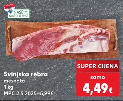 Svinjska rebra mesnata