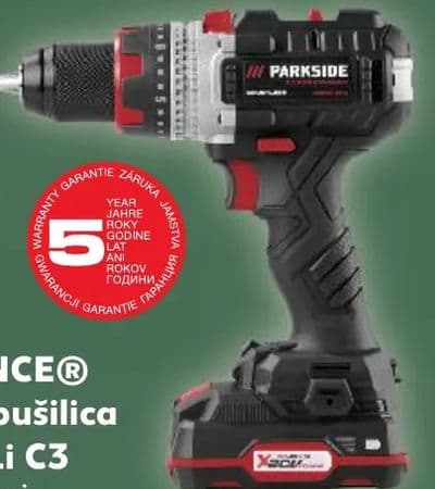 PARKSIDE PARKSIDE PERFORMANCE® Aku udarna bušilica PSBSAP 20-Li C3
