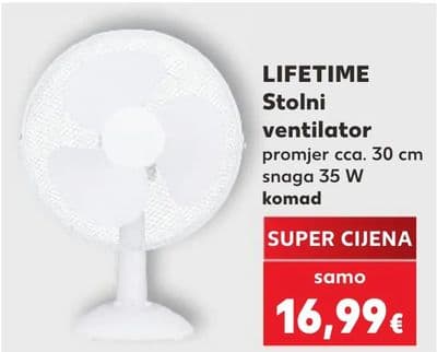 LIFETIME Stolni ventilator