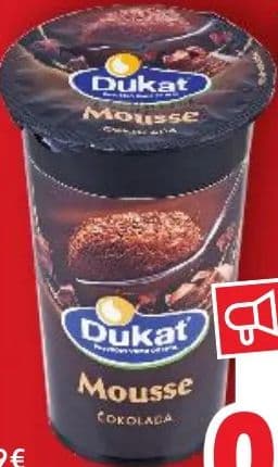 Dukat Dukat Mousse čokoladni desert