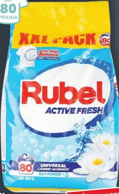 Rubel Rubel Deterdžent za pranje rublja Active fresh