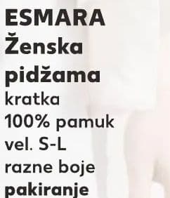 ESMARA ESMARA Ženska pidžama kratka