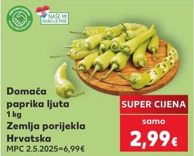 Domaća paprika ljuta
