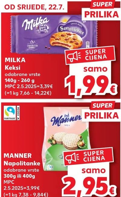 Milka Milka Keksi odabrane vrste