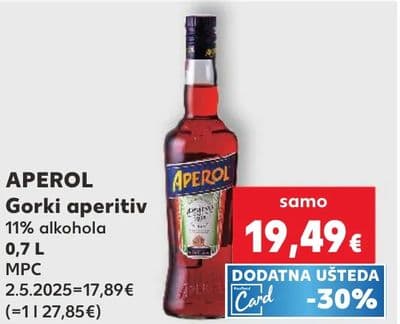 Aperol Aperol Gorki aperitiv