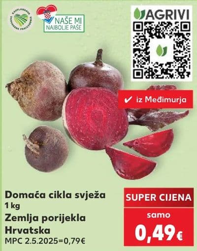 Domaća cikla svježa