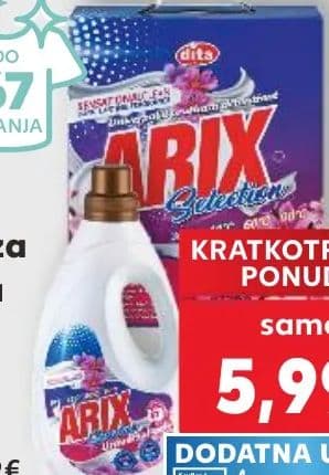 ARIX AriX Deterdžent za pranje rublja Selection 8u1 ili Universal 4 kg