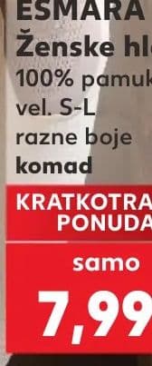 ESMARA ESMARA Ženske hlače 100% pamuk