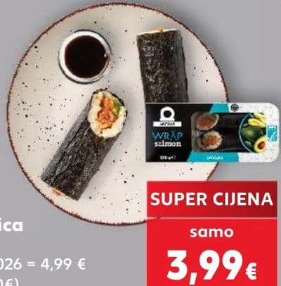 MOWI Wrap sushi rolice