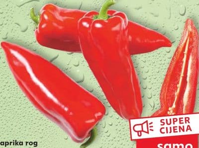 Paprika rog crvena
