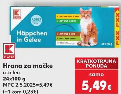 CLASSIC Häppchen in Gelee hrana za mačke