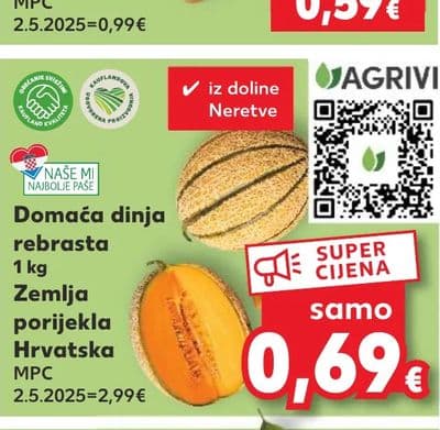 AGRIVIV Domaća dinja rebrasta