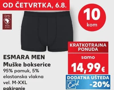 ESMARA ESMARA MEN Muške bokserice