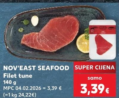 NOV'EAST SEAFOOD Filet tune