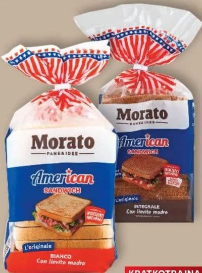 MORATO Tost kruh američki classic integralni