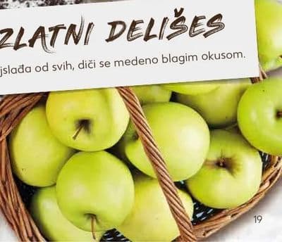 Zlatni Delises jabuka