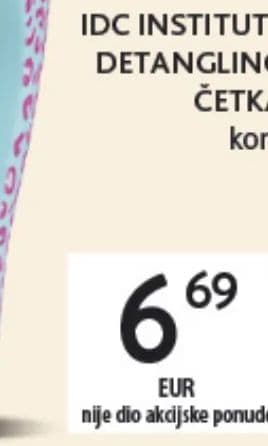 IDC INSTITUTE DETANGLING ČETKA