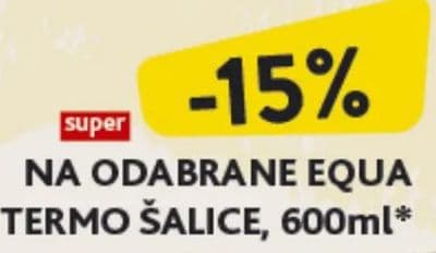 NA ODABRANE EQUA TERMO ŠALICE, 600ml*