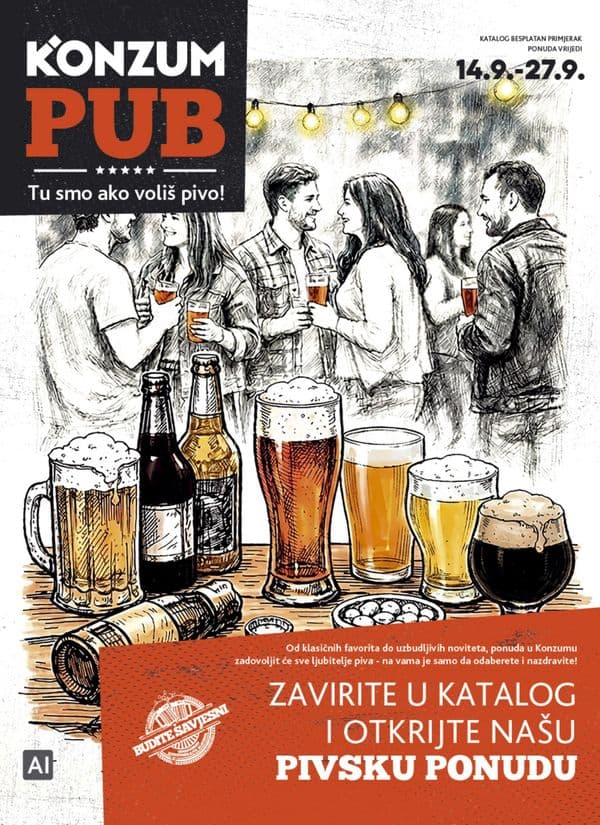 Konzum - Tematski katalog Pub (14. 09. 2026. - 27. 09. 2026.)