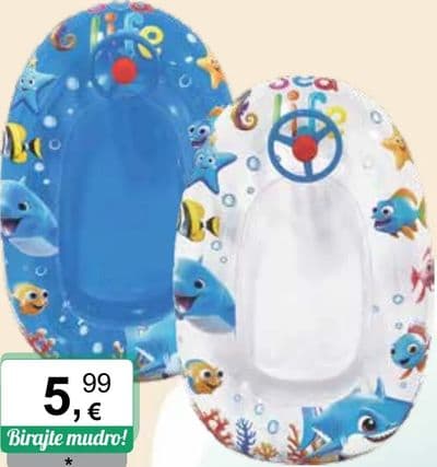 Dječi čamac na napuhavanje + volan