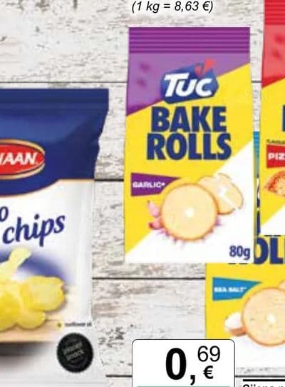Tuc Slano trajno pecivo krekeri 80 g Tuc razni okusi