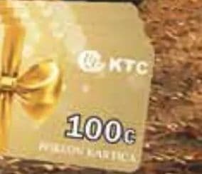KTC poklon kartica 100 €