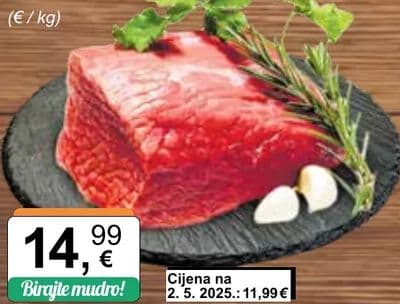 Juneći but bez kosti rinfuza