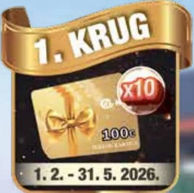 Krug poklon kartica