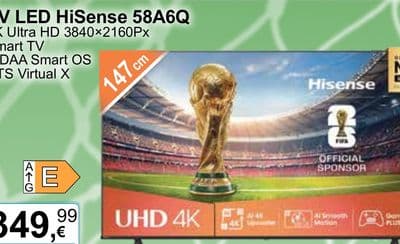 Hisense TV LED Hisense 58A6Q