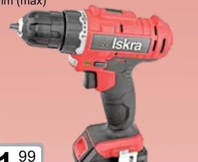 Iskra Baterijska bušilica Iskra ML-CD92-180