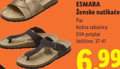 ESMARA ESMARA Ženske natikače