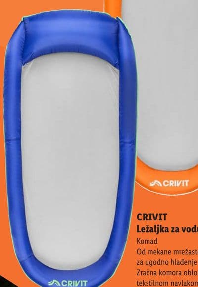 CRIVIT Ležaljka za vodu