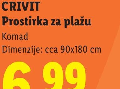 CRIVIT CRIVIT Prostirka za plažu
