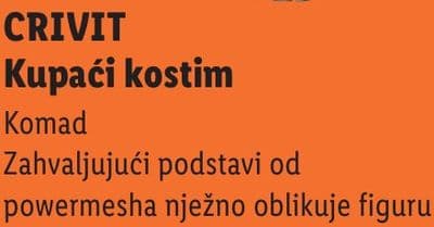 CRIVIT CRIVIT Kupaći kostim