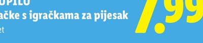 LUPILU LUPILU Tačke s igračkama za pijesak